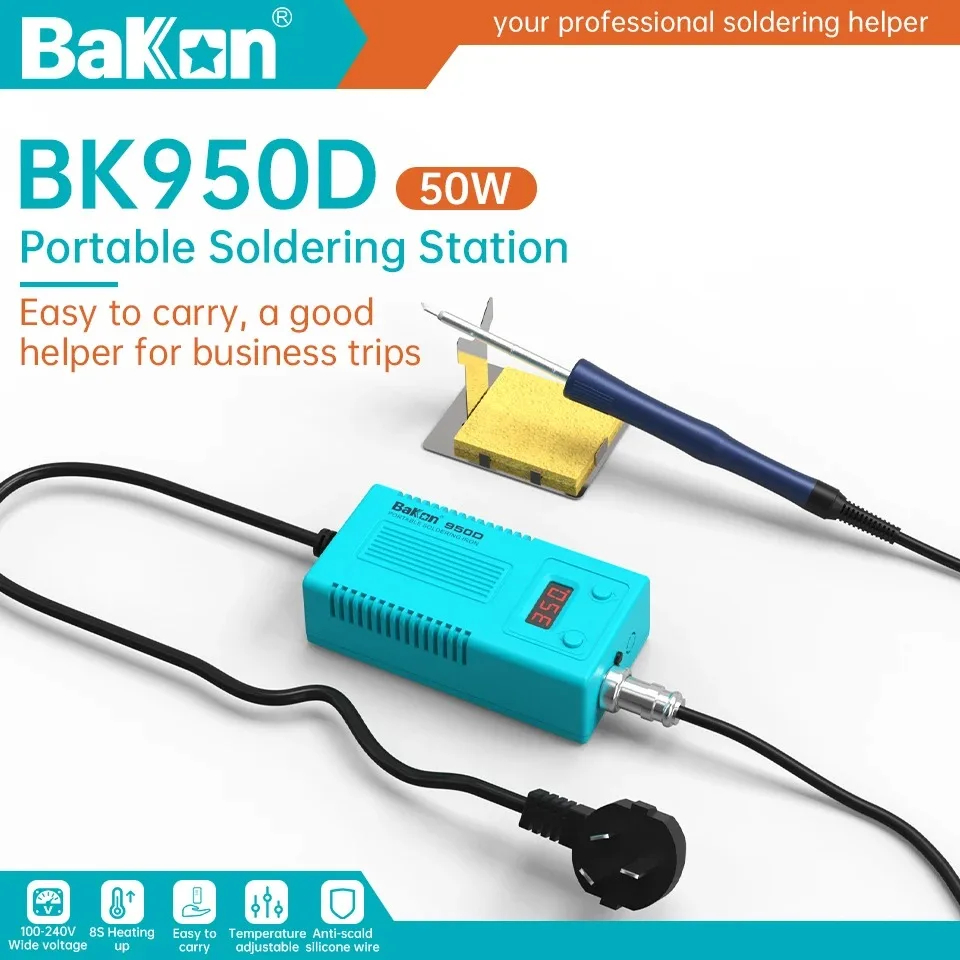 Digital Soldering Station T12 - Stacja lutownicza Bakon BK950D Estación T12