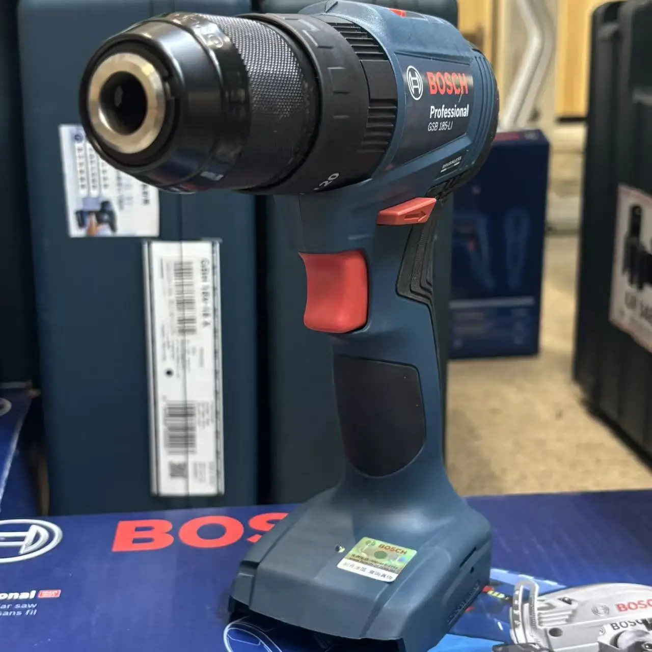 Brushless Cordless Electric Drill 18V - BOSCH GSB 185-LI Bezszczotkowy Bezprzewodowy Wiertarko-Wkrętarka