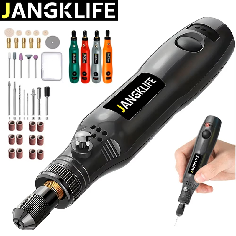 Cordless Rotary Tool Kit Accessories - Bezprzewodowy zestaw narzędzi obrotowych USB do