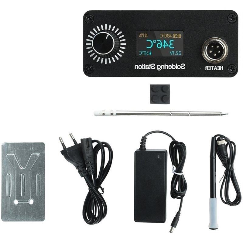 Digital Soldering Station T12 - AB11-T12 Przenośna mini cyfrowa stacja lutownicza