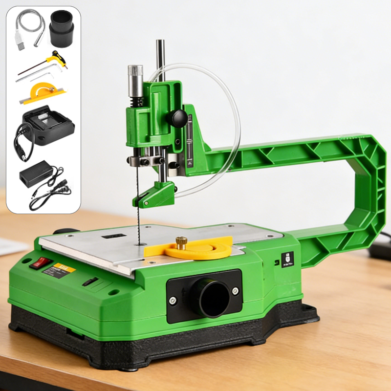Mini Table Saw For Woodworking - Elektryczna piła stołowa krzyżowa, zasilana z