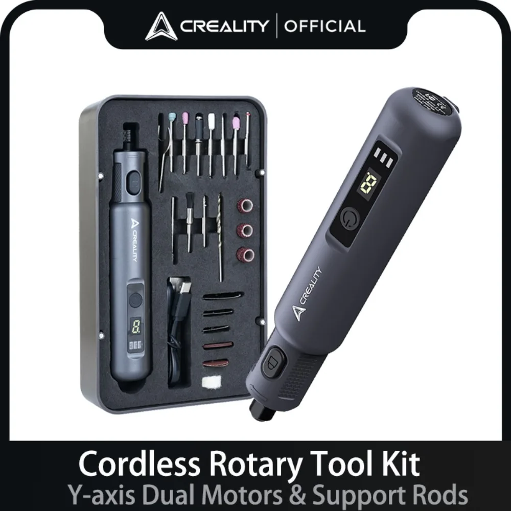 Cordless Rotary Tool Kit Accessories - Zestaw bezprzewodowego narzędzia obrotowego Creality, 6