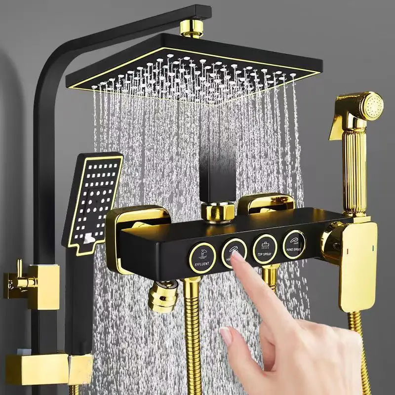 Plumbing - Kompletny zestaw prysznicowy ze stali nierdzewnej