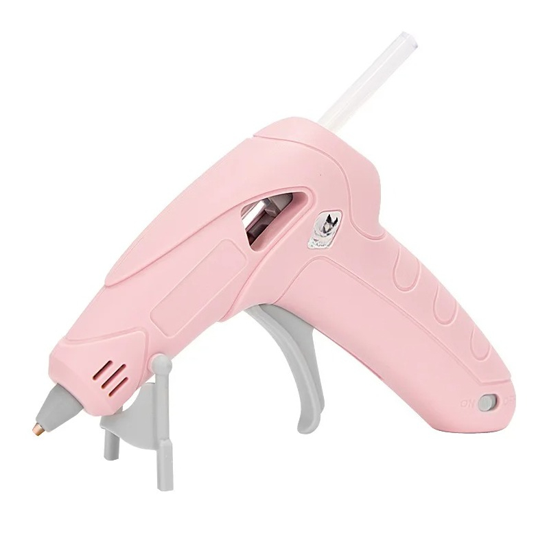 Hot Melt Glue Gun Cordless - Elektryczny pistolet do kleju, bezprzewodowy, ładowany