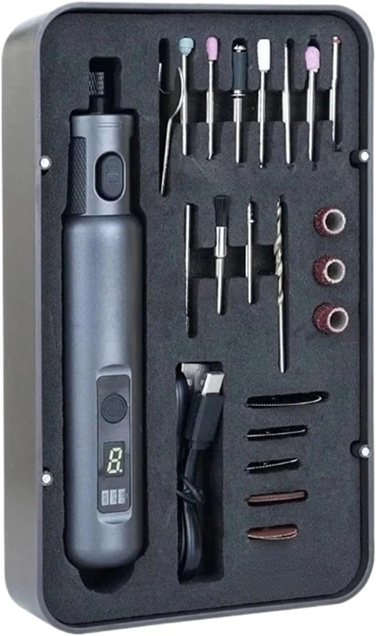 Cordless Rotary Tool Kit Accessories - Bezprzewodowy zestaw narzędzi obrotowych wielofunkcyjny, 6
