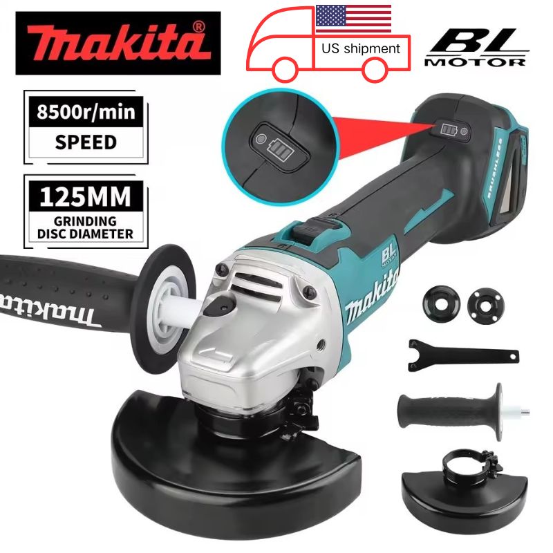 Brushless Angle Grinder Battery Powered - Szlifierka kątowa akumulatorowa Makita DGA404 18V,