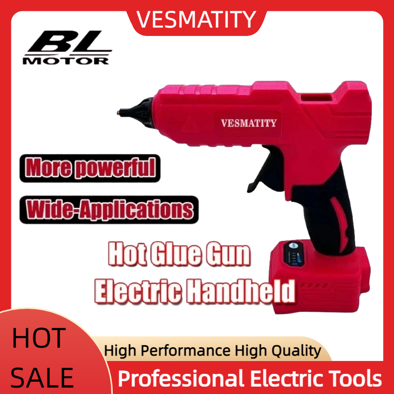 Hot Melt Glue Gun Cordless - Bezprzewodowy elektryczny pistolet do klejenia na