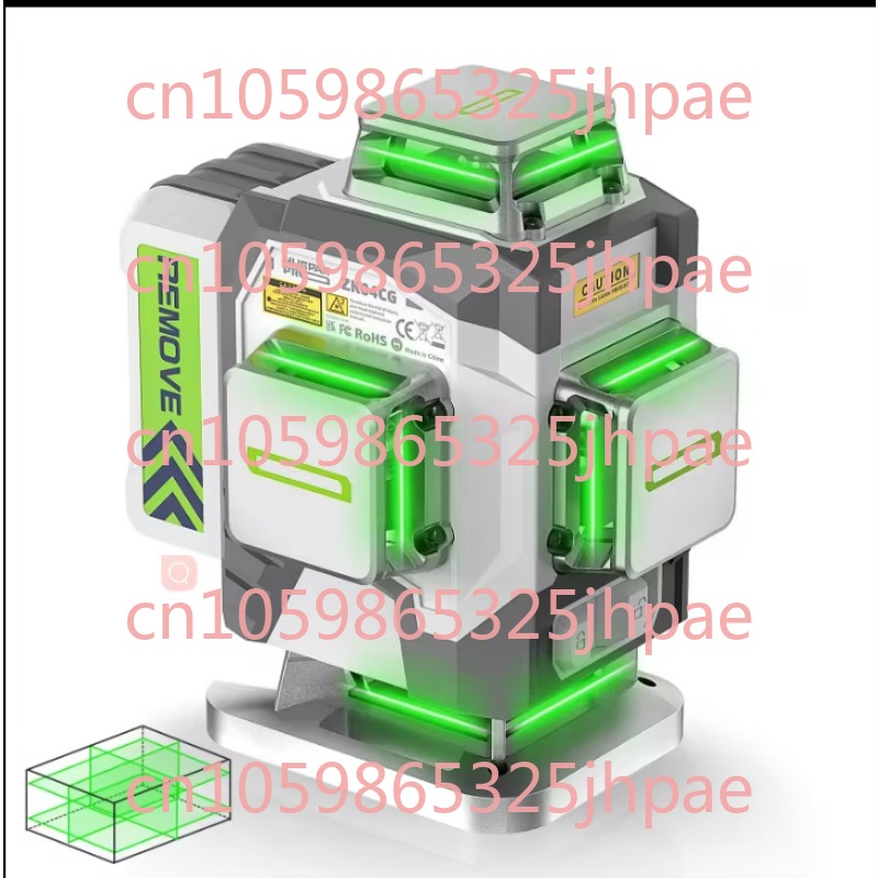 Laser Level 16 Lines 4D Green - Huepar 2024 Nowy Model 4D 16-liniowy