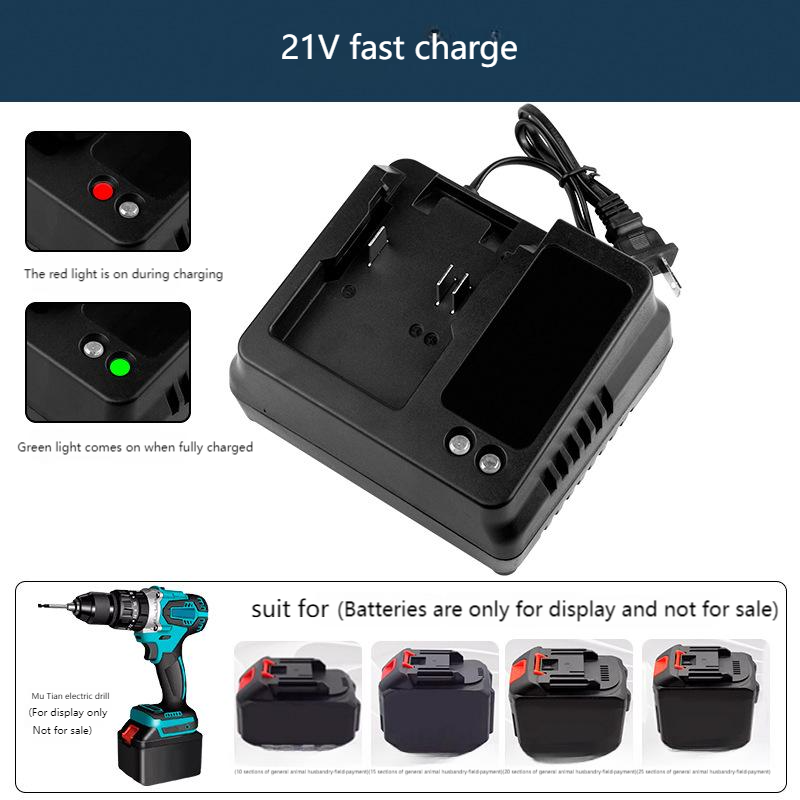 Ładowarka EU US 18V 21V do wie – Brushless Cordless Electric Drill 18V recenzja i cena