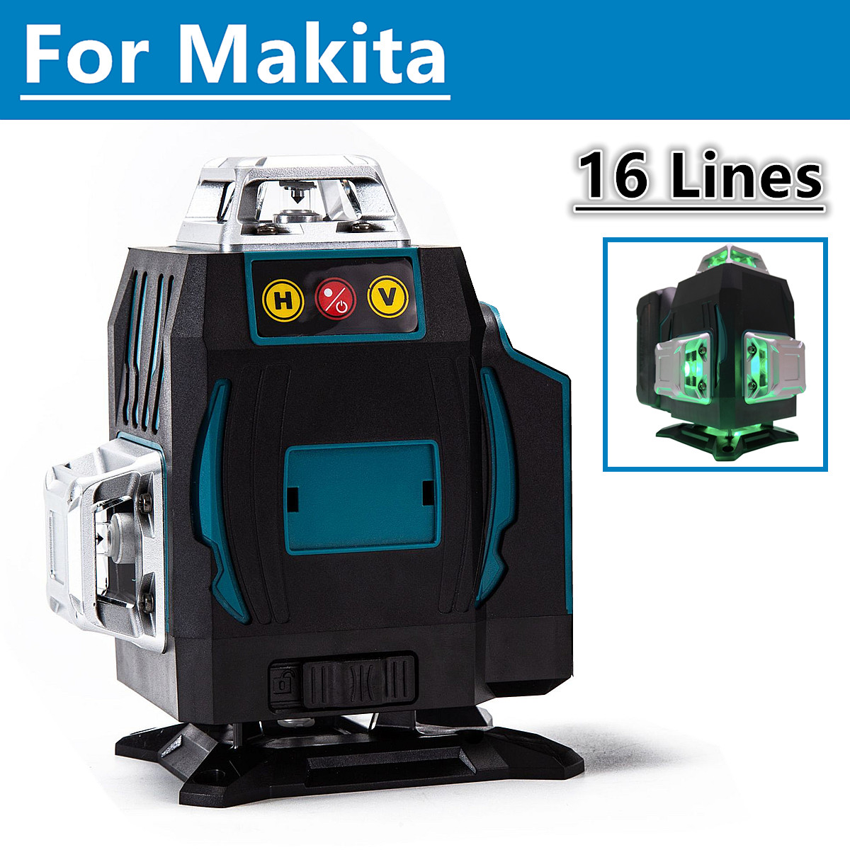 Poziomica laserowa 4D 16 linii – Laser Level 16 Lines 4D Green recenzja i cena