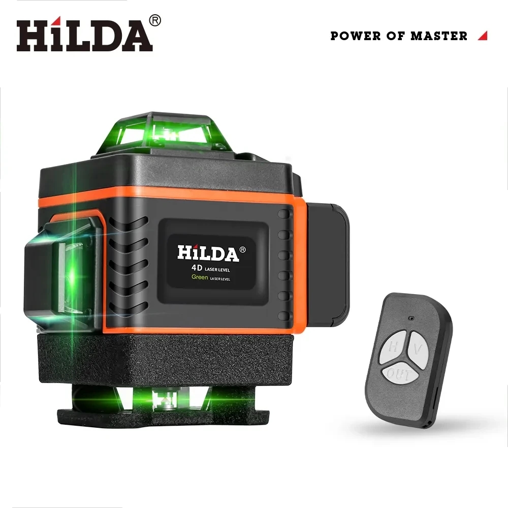 HILDA 16/12 linii 4D poziom la – Laser Level 16 Lines 4D Green recenzja i cena