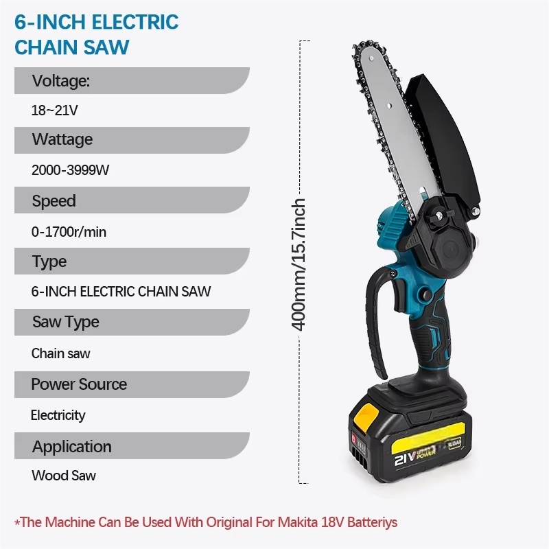 Mini pilarka elektryczna akumu – Mini Electric Chainsaw 6 Inch recenzja i cena