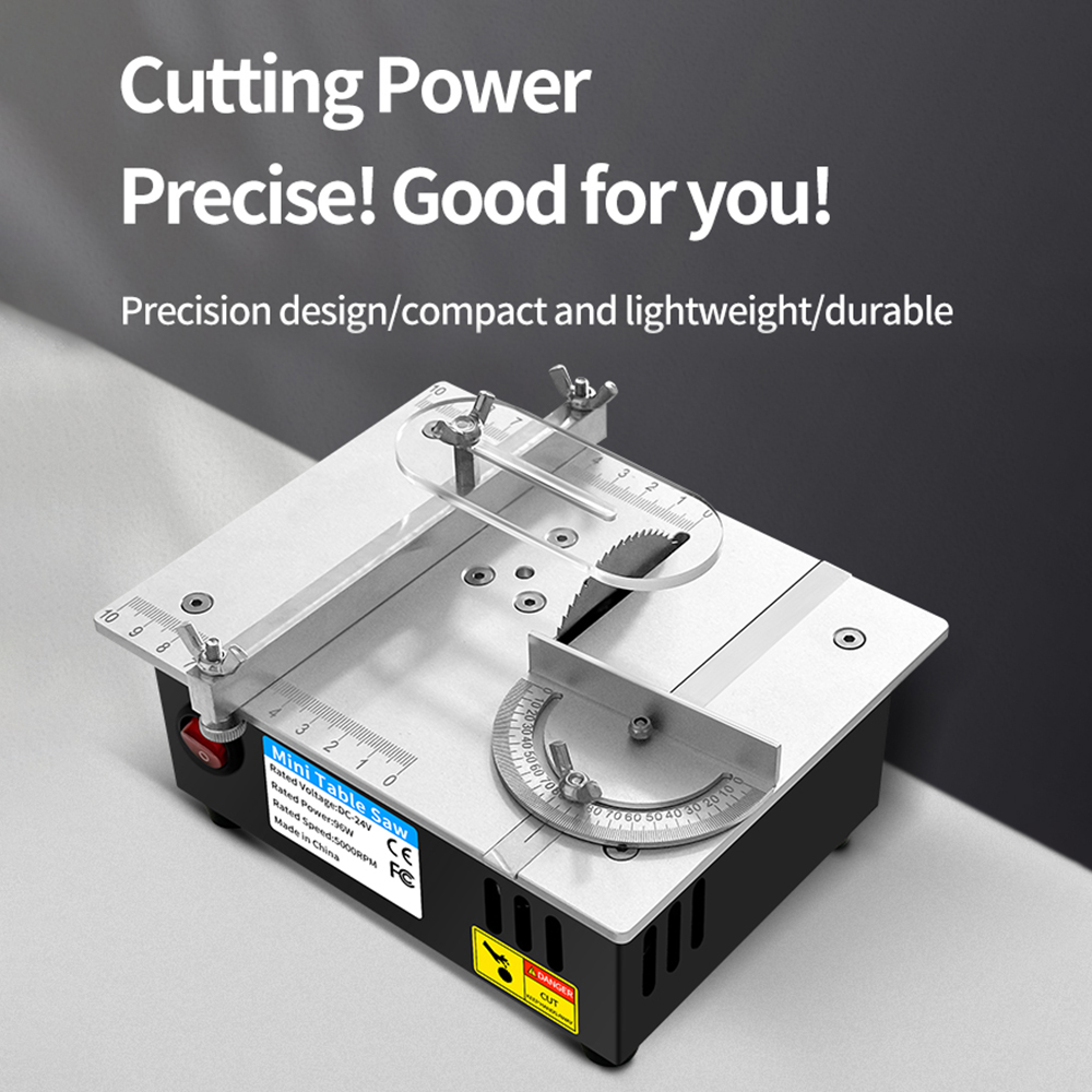 DC24V Domowa miniaturowa piła  – Mini Table Saw For Woodworking recenzja i cena