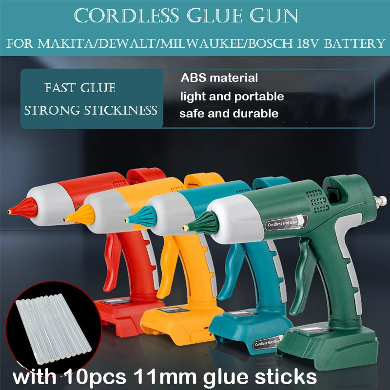 Pistolet do kleju na gorąco 10 – Hot Melt Glue Gun Cordless recenzja i cena