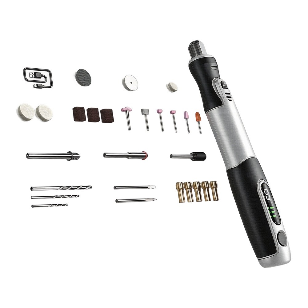 Bezprzewodowy elektryczny zest – Cordless Rotary Tool Kit Accessories recenzja i cena