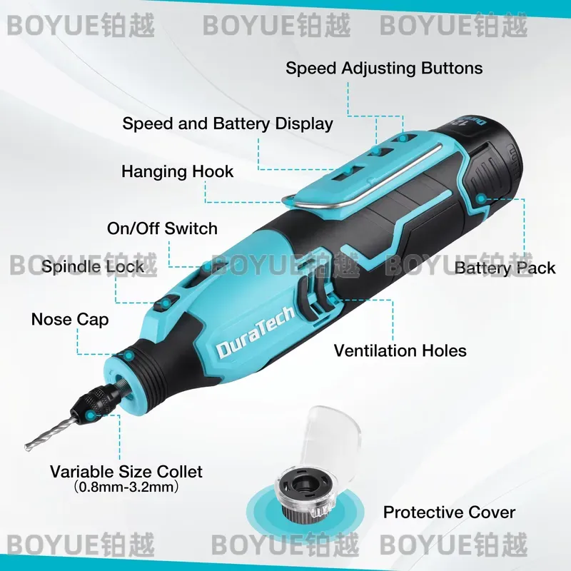 Akumulatorowa szlifierka rotac – Cordless Rotary Tool Kit Accessories recenzja i cena