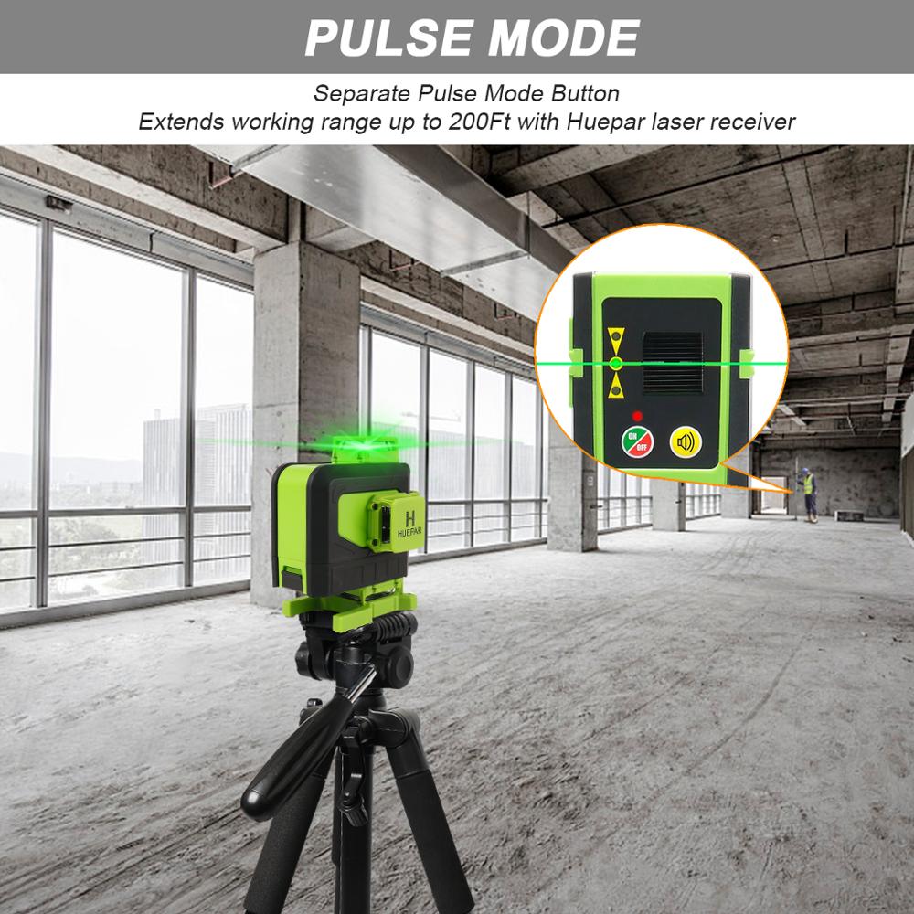 Huepar 16-liniowa poziomica la – Laser Level 16 Lines 4D Green recenzja i cena