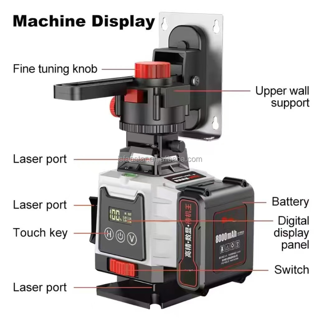 ATVNew Cyfrowy 16-liniowy ziel – Laser Level 16 Lines 4D Green recenzja i cena