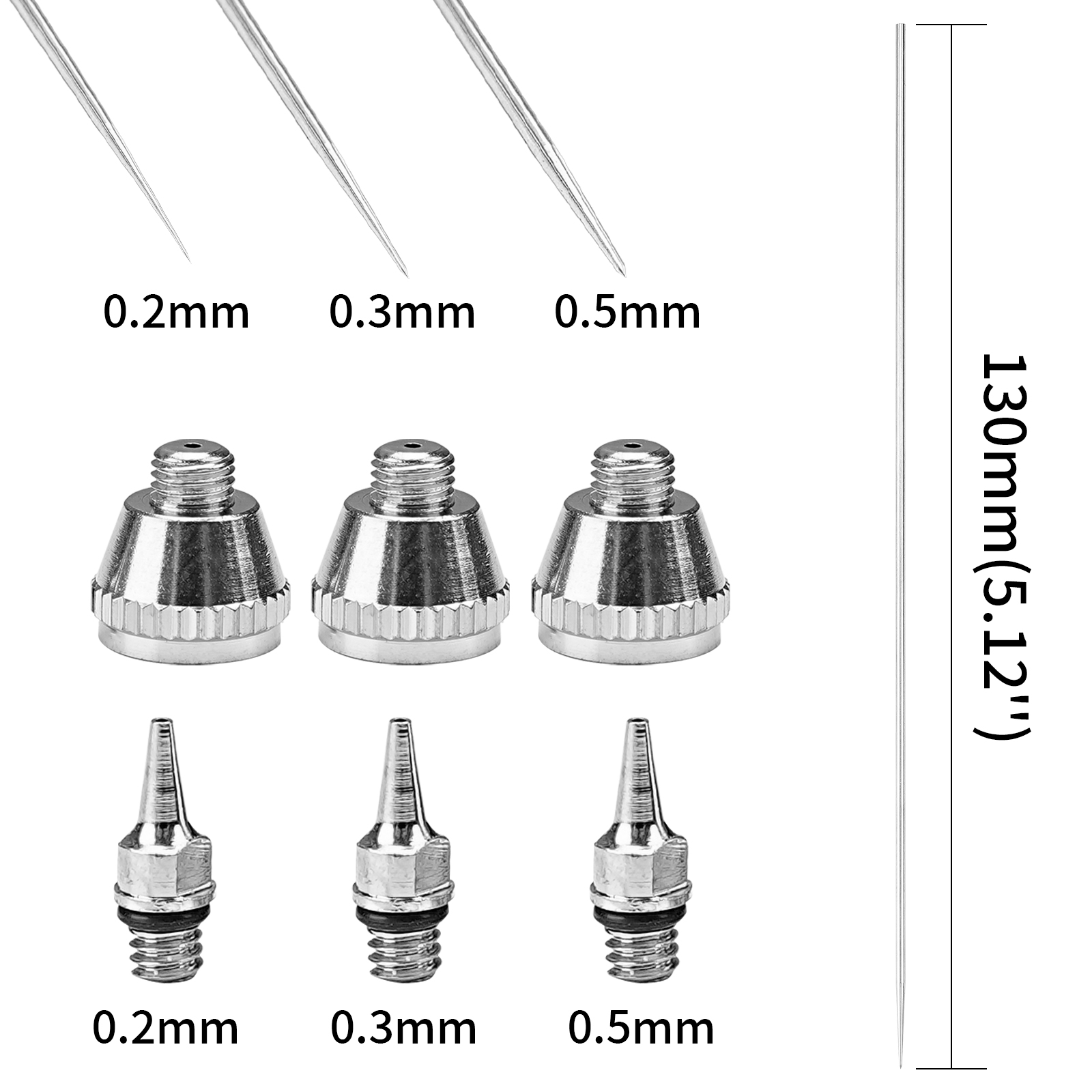 Zestaw 1/3 szt. dysz do aerogr – Airbrush Kit With Mini Compressor recenzja i cena