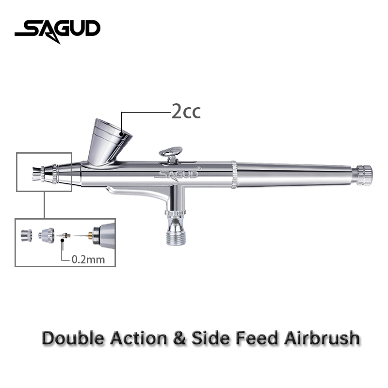 SAGUD Airbrush Model SD-135 0. – Airbrush Kit With Mini Compressor recenzja i cena