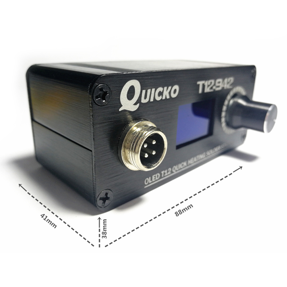 QUICKO MINI T12 STC OLED cyfro – Digital Soldering Station T12 recenzja i cena