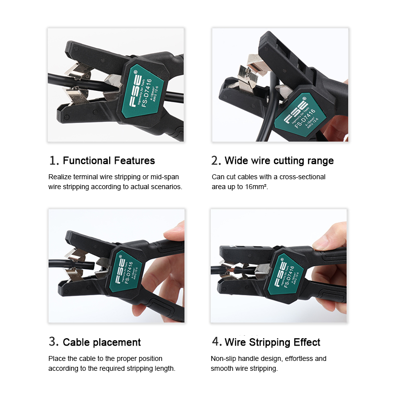 FSE-D7026 Przyrząd do zdejmowa – Automatic Wire Stripper Cutter recenzja i cena