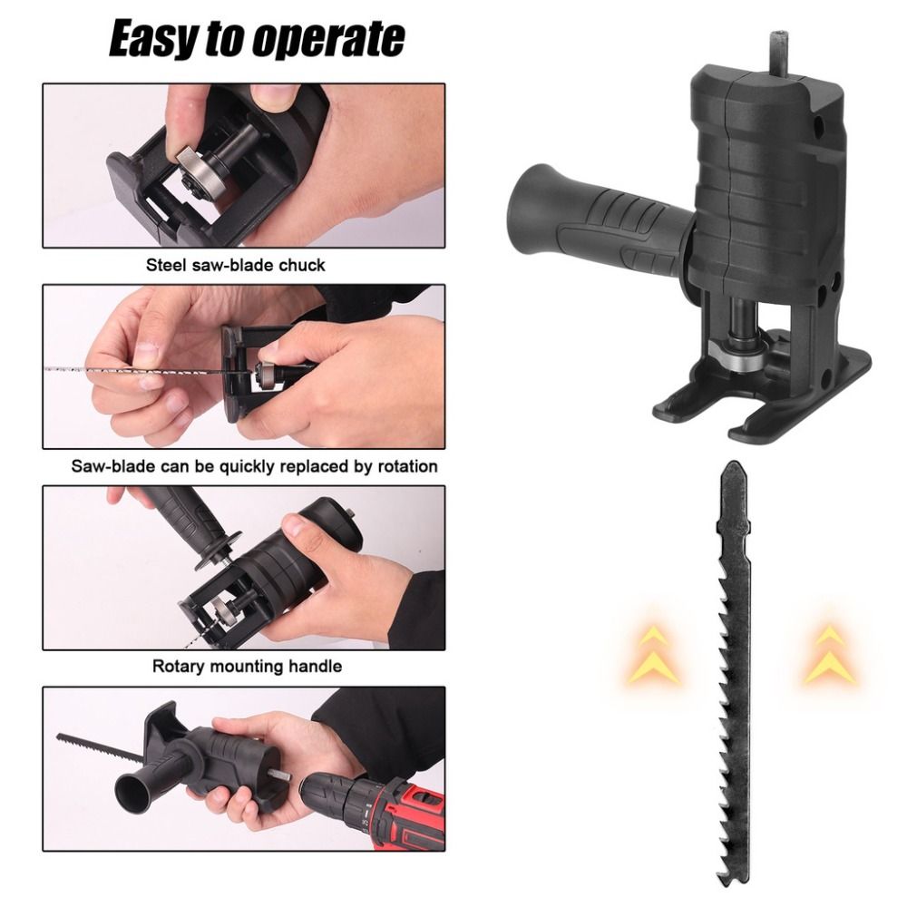 Adapter do wiertarki z szybkim – Reciprocating Saw Attachment Drill recenzja i cena