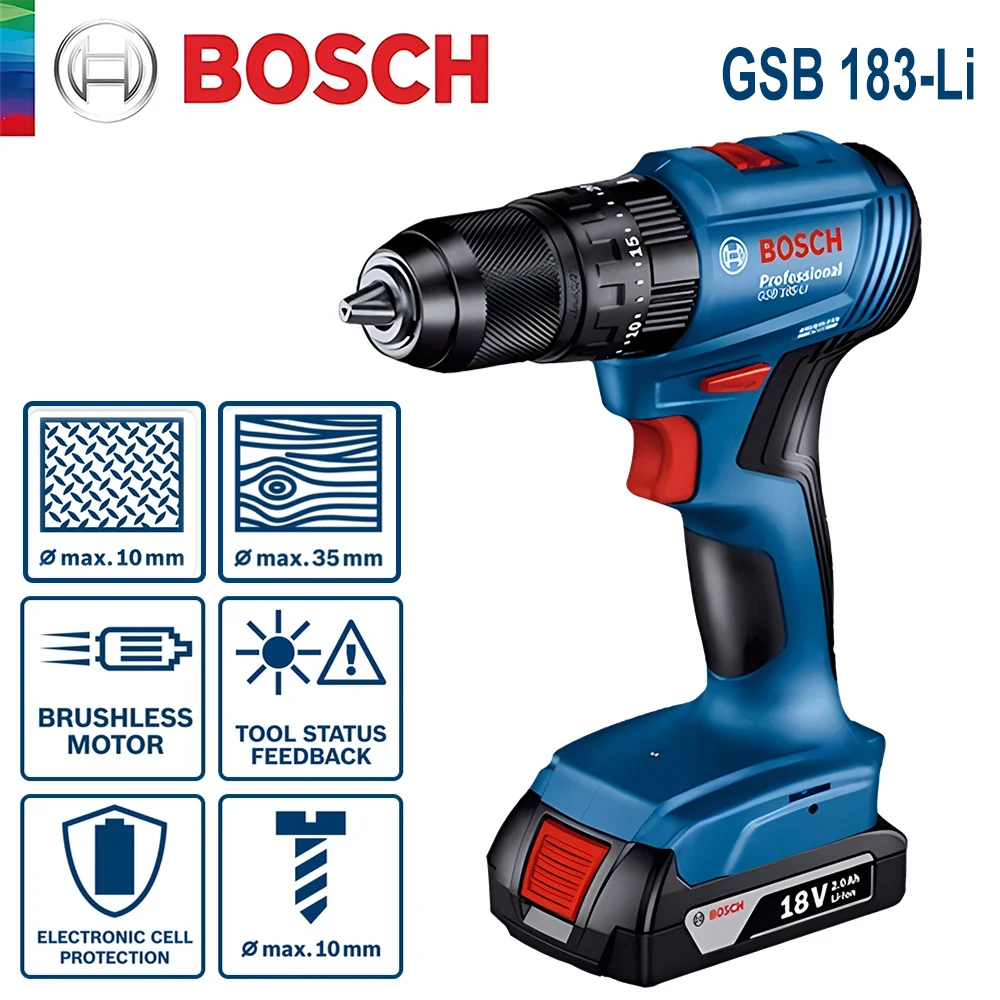 Wiertarko-wkrętarka udarowa Bo – Brushless Cordless Electric Drill 18V recenzja i cena