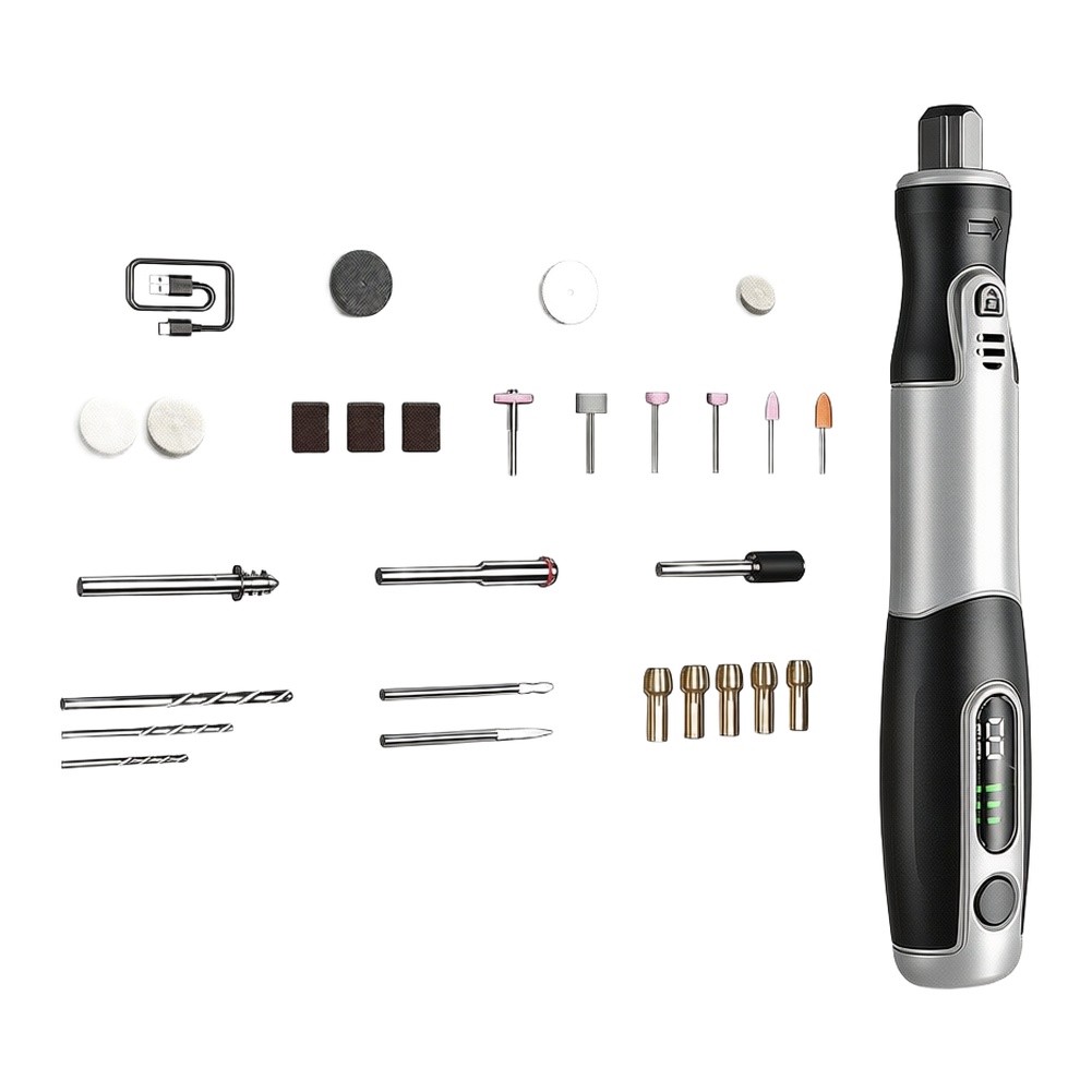 Bezprzewodowy elektryczny zest – Cordless Rotary Tool Kit Accessories recenzja i cena