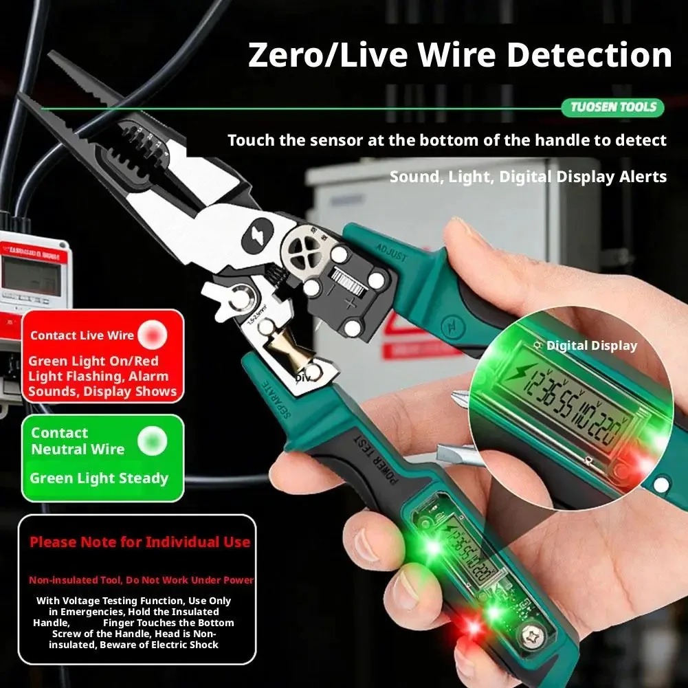 Szczypce elektryczne z cyfrowy – Automatic Wire Stripper Cutter recenzja i cena