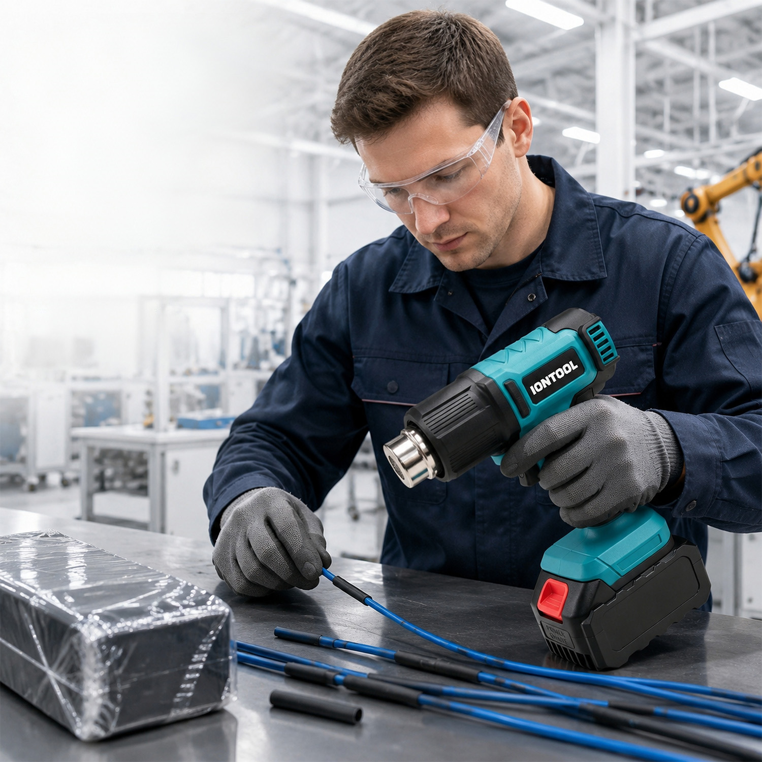IONTOOL 550 ℃   Bezprzewodowa  – Cordless Heat Gun For Shrink Tubing recenzja i cena