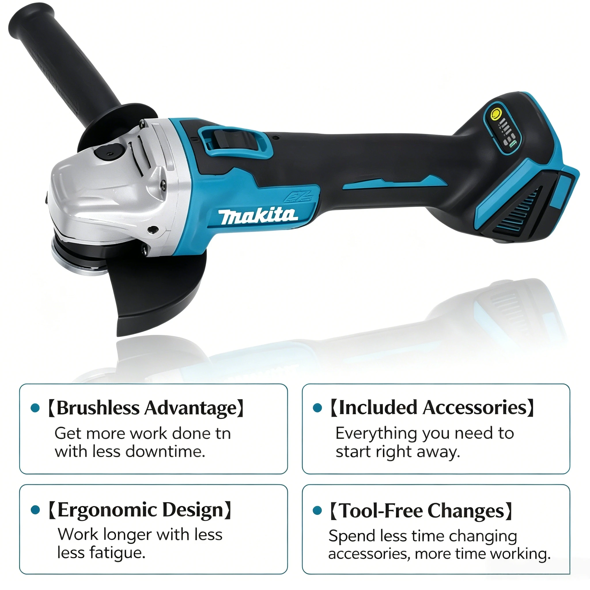 Szlifierka kątowa bezszczotkow – Brushless Angle Grinder Battery Powered recenzja i cena