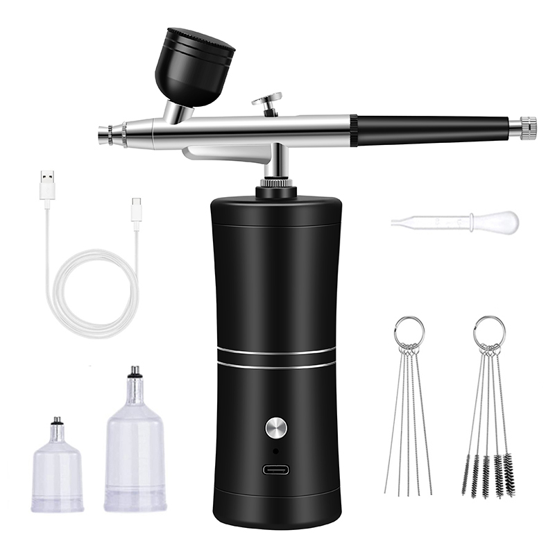 Przenośny akumulatorowy bezprz – Airbrush Kit With Mini Compressor recenzja i cena