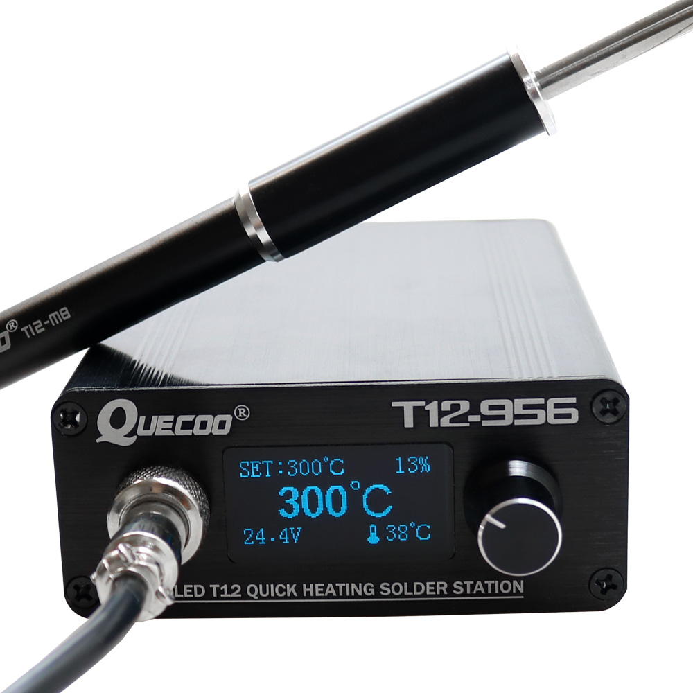 Cyfrowa stacja lutownicza QUEC – Digital Soldering Station T12 recenzja i cena