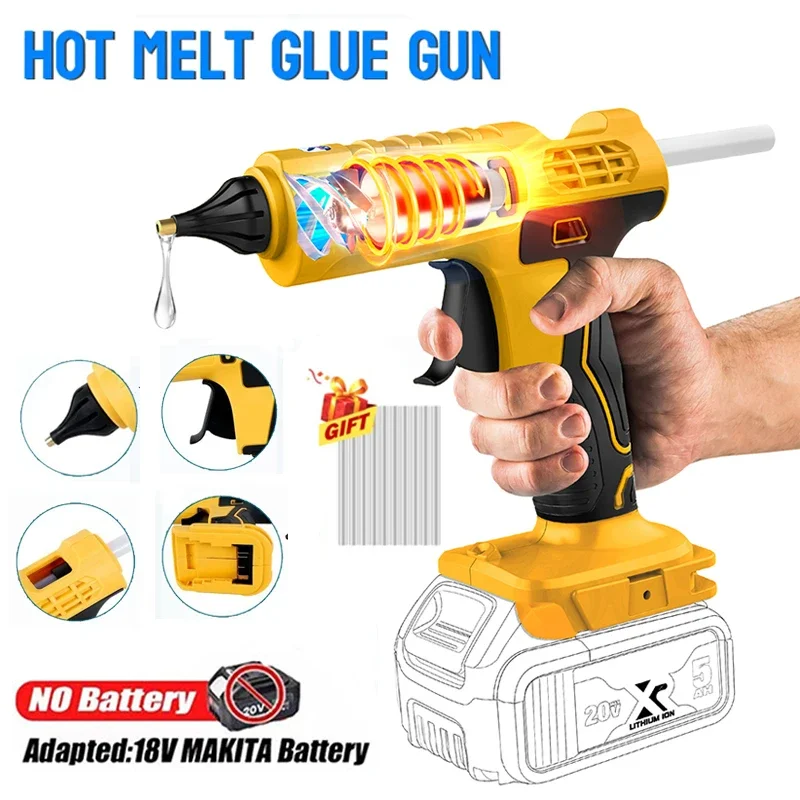 Bezprzewodowy elektryczny ręcz – Hot Melt Glue Gun Cordless recenzja i cena