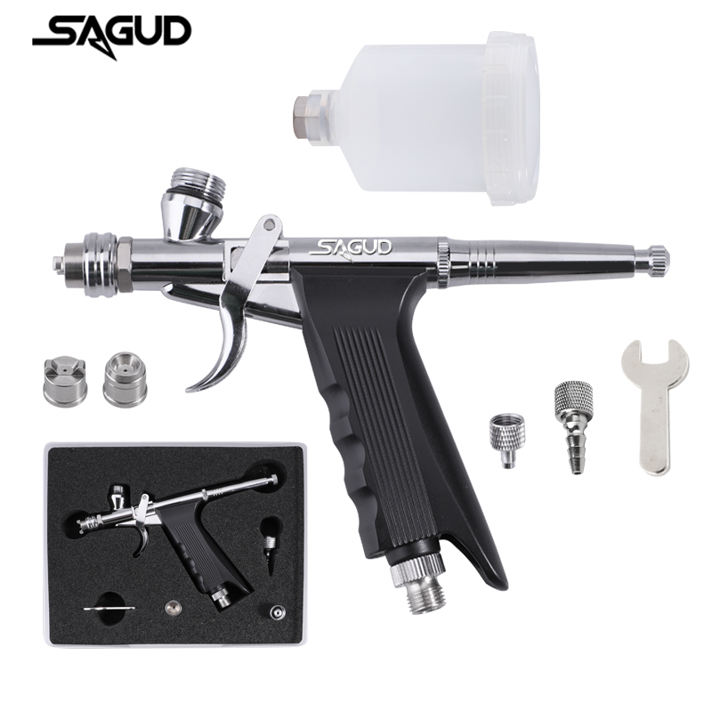 Aerograf z podajnikiem grawita – Airbrush Kit With Mini Compressor recenzja i cena