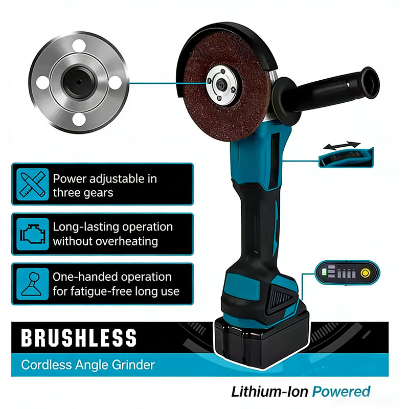 Bezszczotkowa szlifierka kątow – Brushless Angle Grinder Battery Powered recenzja i cena
