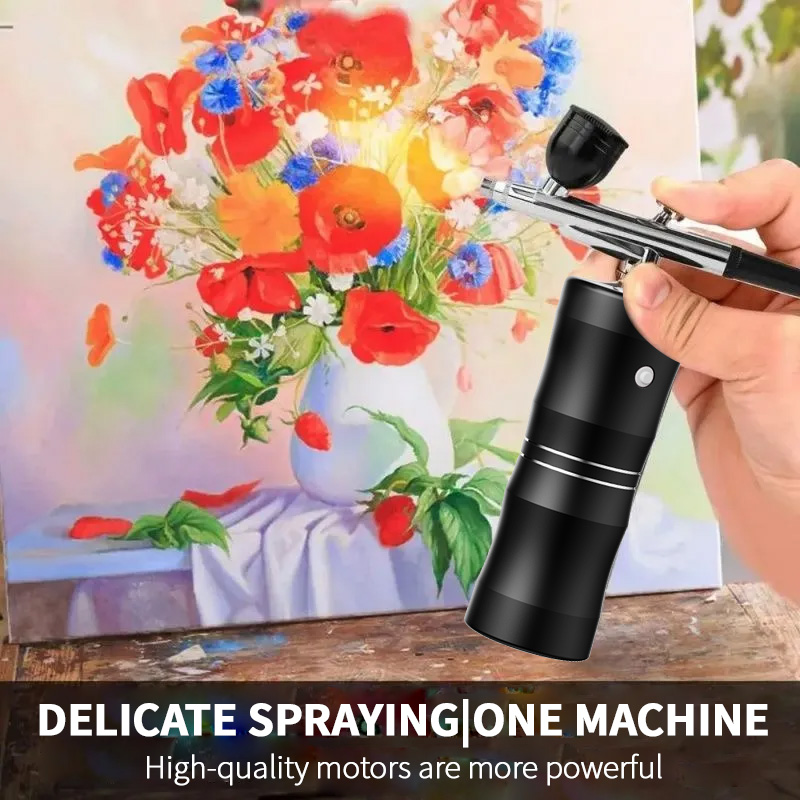 Oxygen Spray Mini zestaw spręż – Airbrush Kit With Mini Compressor recenzja i cena