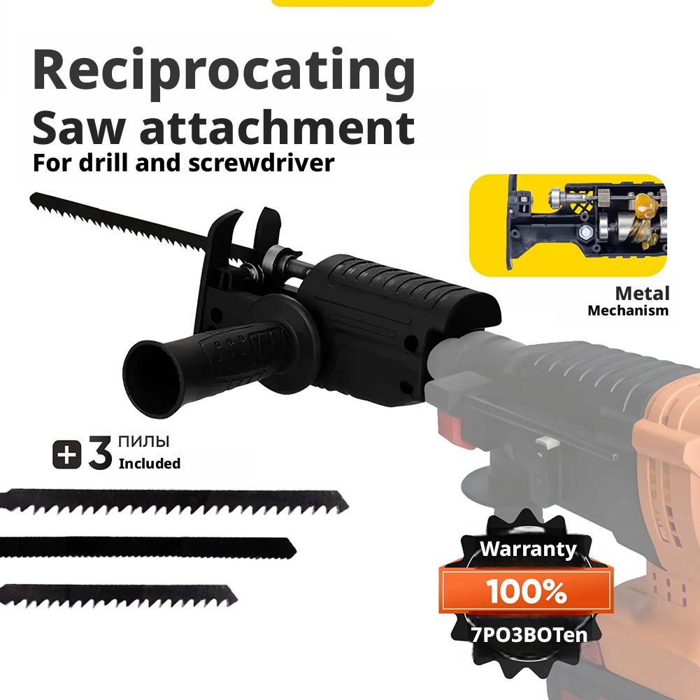 Adapter wiertarki elektrycznej – Reciprocating Saw Attachment Drill recenzja i cena