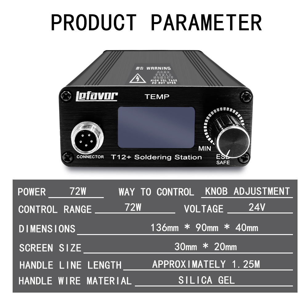 Stacja lutownicza T12+ lutowni – Digital Soldering Station T12 recenzja i cena